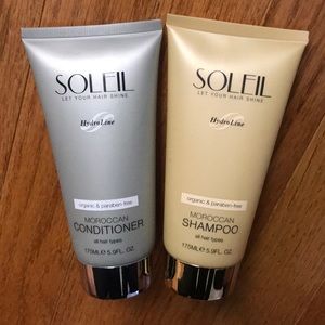 Soleil Hair Organic Shampoo and Conditioner